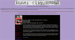 Desktop Screenshot of innercitysound.com.au