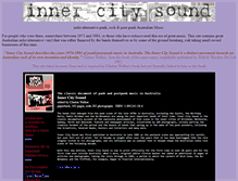 Tablet Screenshot of innercitysound.com.au